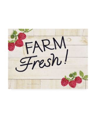 Kathleen Parr McKenna Life on the Farm Sign I v2 Canvas Art - 36.5" x ...