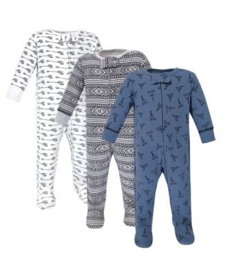 Yoga Sprout Zipper Sleep N Play, Teepee, 3 Pack, Preemie - Macy's