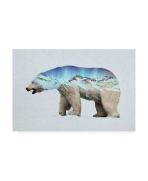 Trademark Global Davies Babies The Arctic Polar Bear Canvas Art In Multi