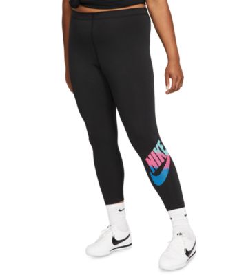 macy's nike plus size leggings