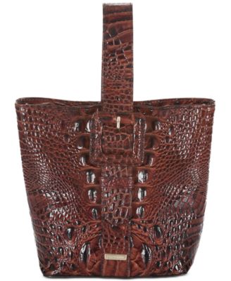 Brahmin Faith Melbourne Embossed Leather Bucket Bag Macy s