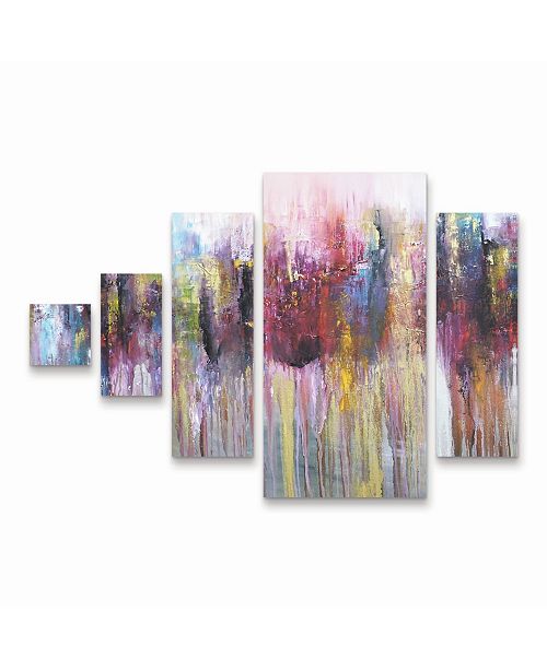 Trademark Global Leticia Herrera Morados I Multi Panel Art Set