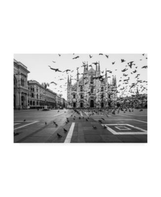Tzvika Stein Hitchcock in Milano Canvas Art - 15