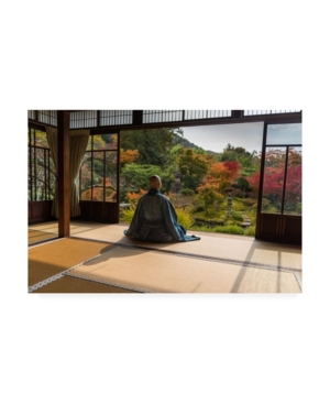 Trademark Global Marc Pelissier Kyoto Meditation Canvas Art In Multi