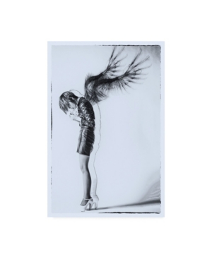Trademark Global Daisuke Kiyota Fallen Angel Wings Canvas Art In Multi