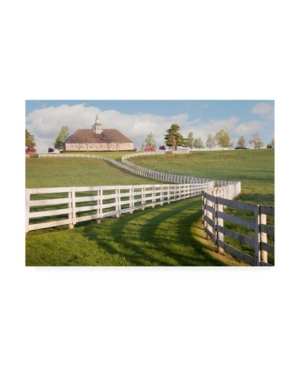 Monte Nagler Winding Fence and Farm Lexington Kentucky Canvas Art - 20