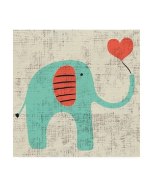 Trademark Global Chariklia Zarris Adas Elephant Canvas Art In Multi