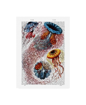 Trademark Global Fab Funky Sea Anemone Canvas Art In Multi