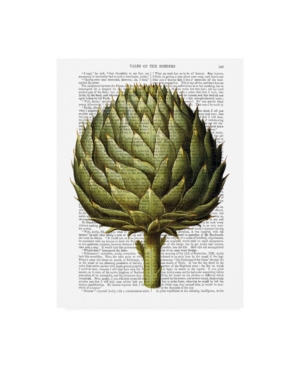 Trademark Global Fab Funky Globe Artichoke Print 2 Canvas Art In Multi