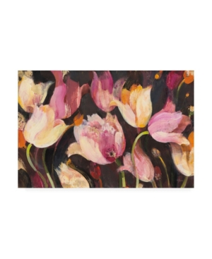 Trademark Global Albena Hristova Popping Tulips Floral Canvas Art In Multi