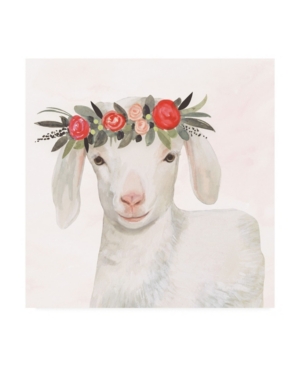 Victoria Borges Garden Goat Iv Canvas Art - 155
