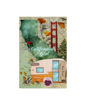 Trademark Global Sandy Lloyd Ca Girl Canvas Art - 37" x 49"