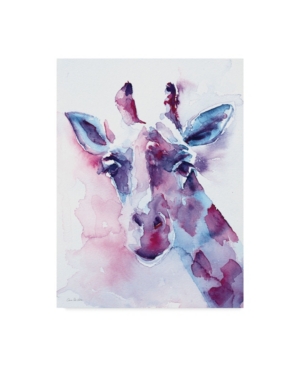 Trademark Global Aimee Del Valle Sweet Pea Giraffe Canvas Art In Multi