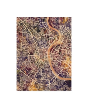 Trademark Global Michael Tompsett Cologne Germany City Map Ii Canvas Art In Multi