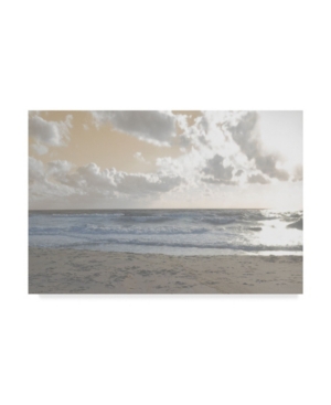 Trademark Global Sharon Chandler Serene Sea 3 Canvas Art In Multi