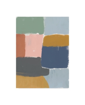 Trademark Global Jennifer Goldberger Muted Color Block I Canvas Art In Multi