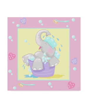 Jade Reynolds Baby Elephant Bath Iii Canvas Art - 15