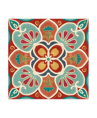 Trademark Global Veronique Charron Folk Floral 7 Canvas Art 15 X 20   14089252 Fpx.tif