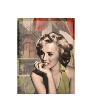 Trademark Global Chris Consani The Thinker Red Lips Canvas Art In Multi