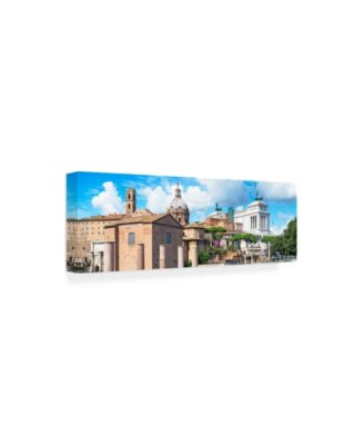 Trademark Global Philippe Hugonnard Dolce Vita Rome 2 Sunday in Rome Canvas Art - 36.5" x 48"