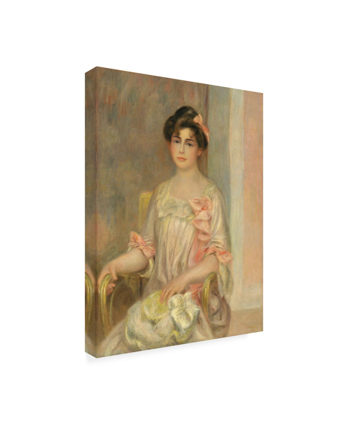 Pierre Auguste Renoir Portrait of Madame Josse Bernheim Dauberville Canvas Art -