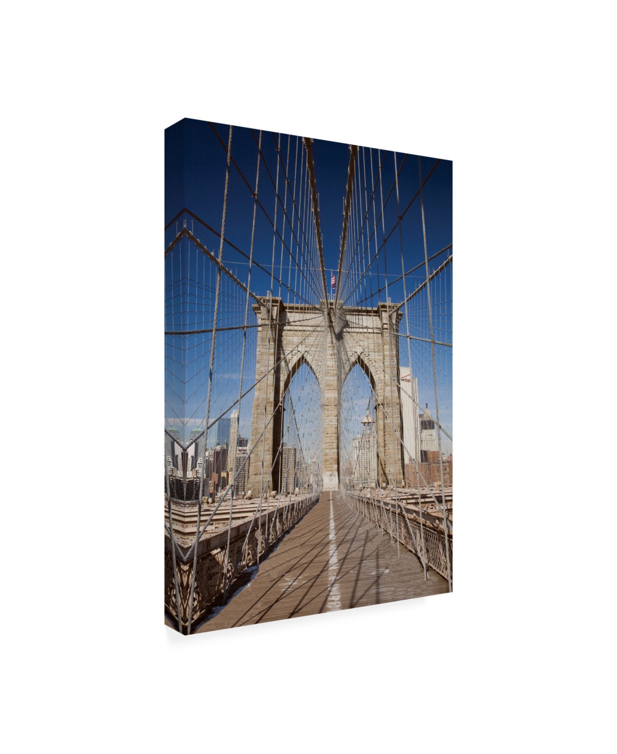 Monte Nagler Brooklyn Bridge New York City New York Color Canvas Art -