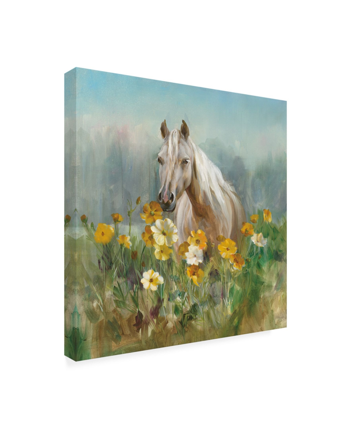 Danhui Nai Farm and Field Ii Canvas Art -