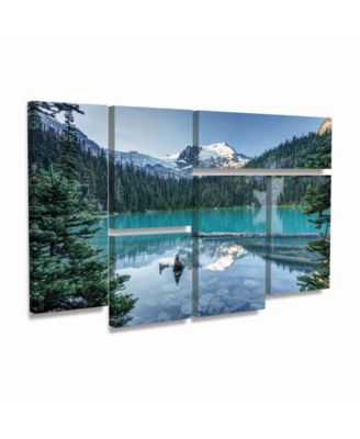 Pierre Leclerc Natural Beautiful British Columbia Multi Panel Art Set 6 Piece - 49" x 19"
