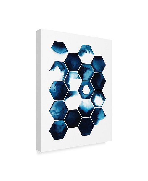 22x26 Stormy Geometry I By Grace Popp - Blue main image 0