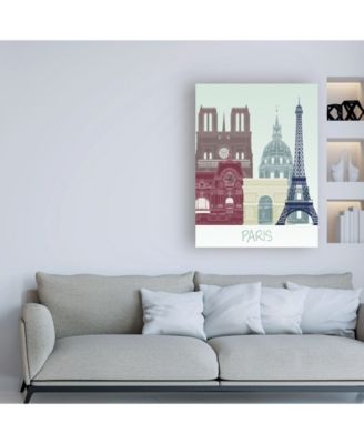 Trademark Global Fab Funky Pony 1 Portrait Rainbow Splash Canvas Art - 19.5" x 26"