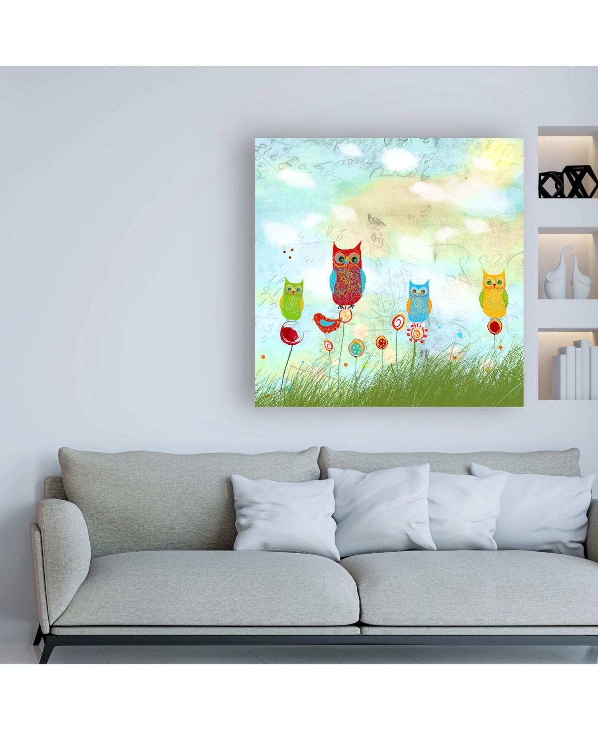 Ingrid Blixt Owl Land Canvas Art -
