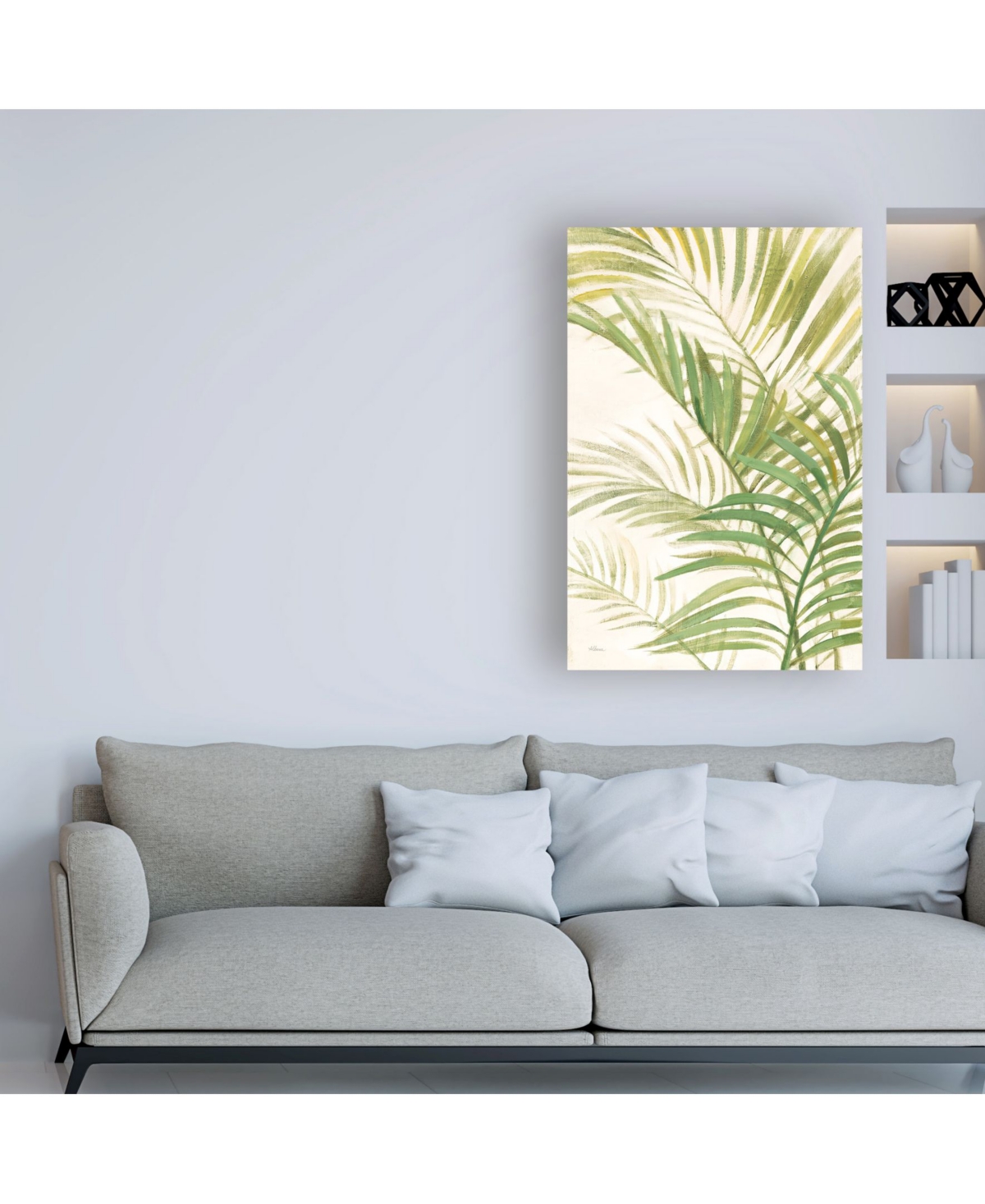 Albena Hristova Palms I Bright Canvas Art -