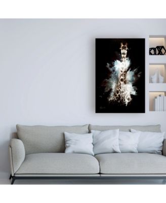 Trademark Global Philippe Hugonnard Wild Explosion Collection - the Giraffe Canvas Art - 36.5" x 48"