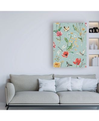 Trademark Global Janelle Penner Boho Field Pattern VE Canvas Art - 19.5" x 26"