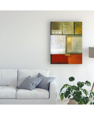 Trademark Global Pablo Esteban Ladder Shape Pattern Canvas Art - 19.5" x 26"