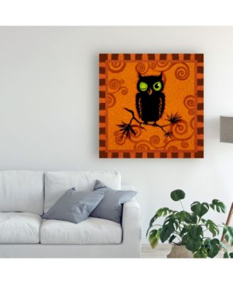 Trademark Global Viv Eisner Spooktacular Orange I Canvas Art - 15.5" x 21"