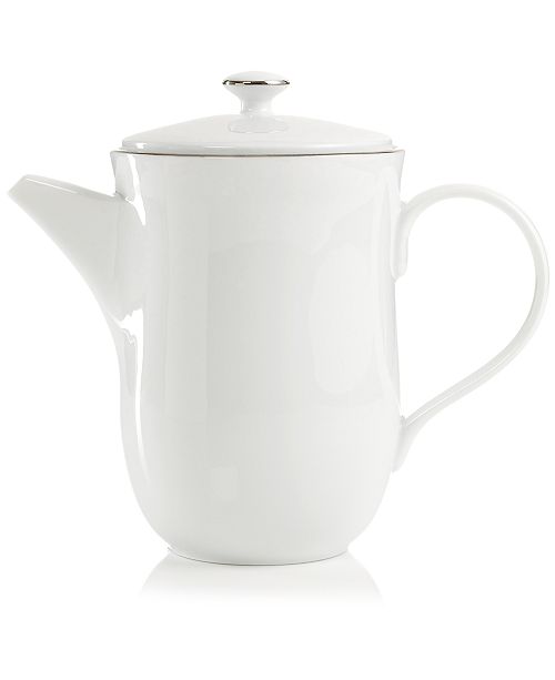 Charter Club Dinnerware Grand Buffet Platinum Fine Line Hot Beverage Server Reviews Fine China Macy S