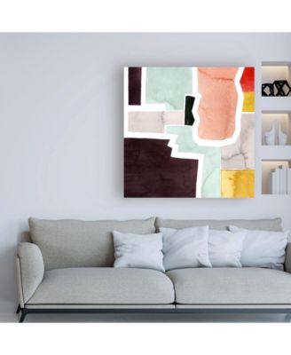 Trademark Global Grace Popp Color Blocking III Canvas Art - 36.5" x 48"