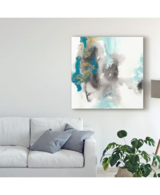 June Erica Vess Cerulean Mirage II Canvas Art - 20" x 25"