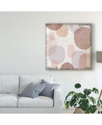 Trademark Global Michael Mullan Blush Drips I Canvas Art - 27" x 33"