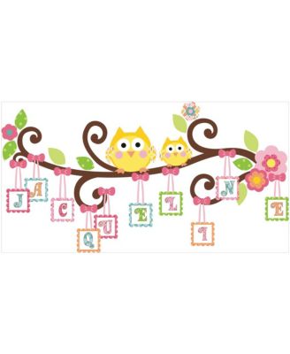 RoomMates Happi Scroll Tree Letter Branch Peel and Stick Giant Wall ...