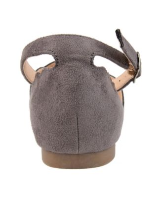 Women's Lana Scalloped Edge Ankle Strap Flats