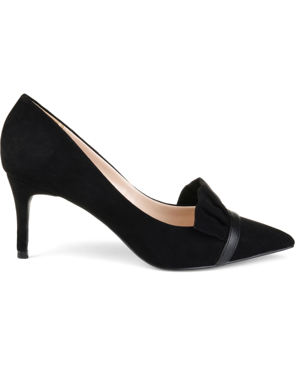Journee Collection Women's Marek Ruffle Detail Dress Pumps