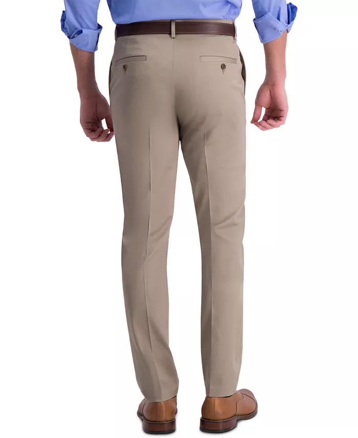 Men’s Iron Free Premium Khaki Slim-Fit Flat-Front Pant - thumbnail 2