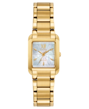image of Citizen Eco-Drive Women-s Bianca Gold-Tone Stainless Steel Bracelet Watch 22mm