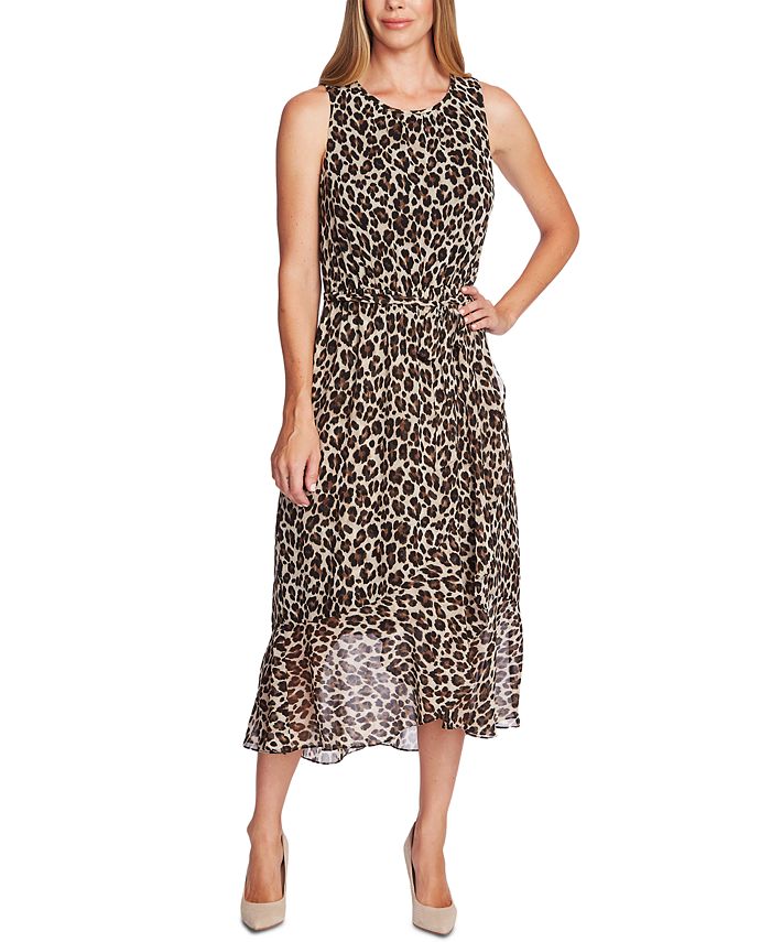 Vince Camuto Leopard-Print Maxi Dress - Macy's