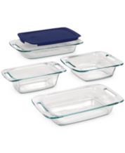 Pyrex Deep 9 x 13 Oblong with Blue Lid - Macy's