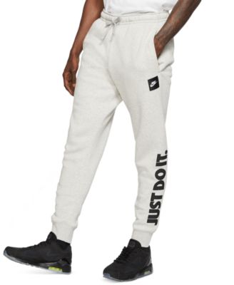 nike just do it fleece jogging pants mens