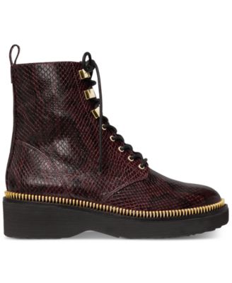 michael kors combat boots with stars