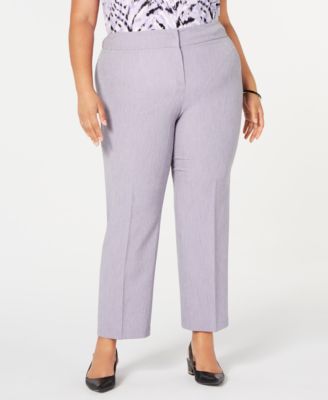 Kasper - Plus Size Stretch Crepe Pants